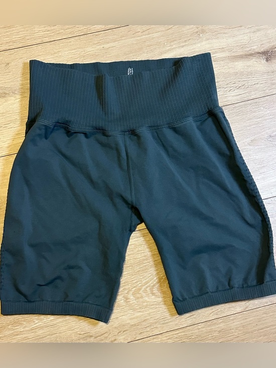Free People Pants - Free People X The Class Bikers Ribbed High-Waist Shorts Running Athletic  Sz M/L
